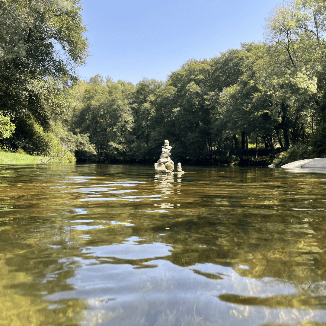 De rivier in Gerês